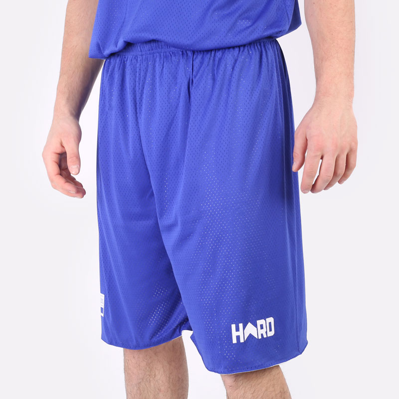 мужские синие шорты Hard HRD Shorts Hard-blue/wht-402 - цена, описание, фото 1